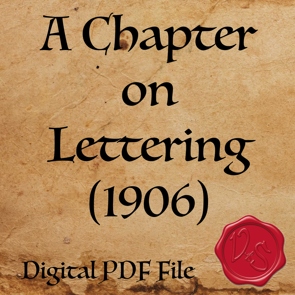 A Chapter on Lettering (1906)