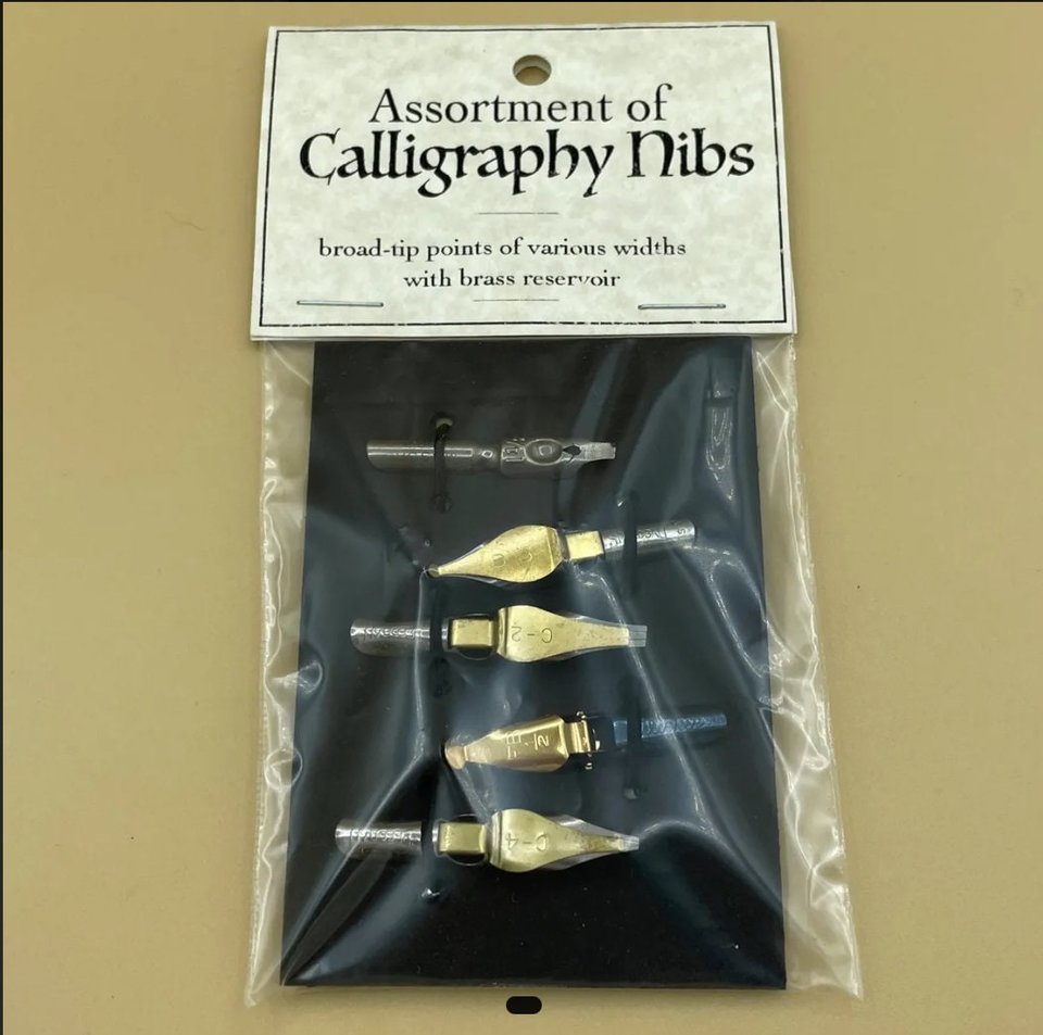 Assorted Calligraphy Nib Pack